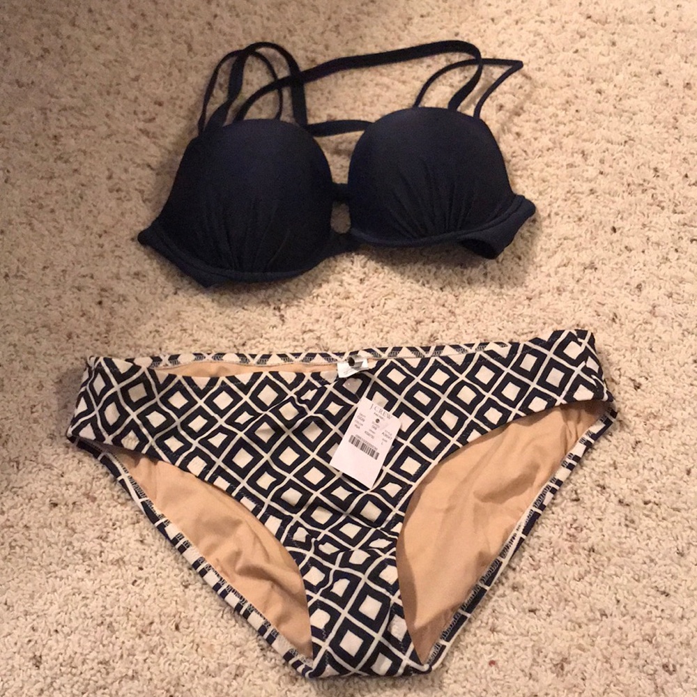 Navy Colored Swim Suit